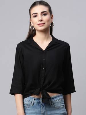 Ayaany women shirt with knot 2