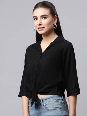 Ayaany women shirt with knot 3