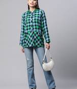 Winter casual shirt with hood