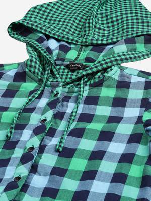 Winter casual shirt with hood 5