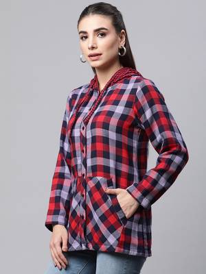 Winter casual shirt with hood 3