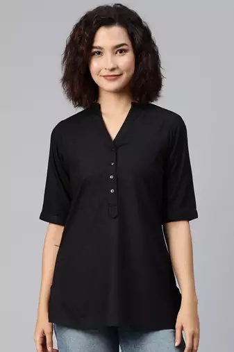 Collerd casual top