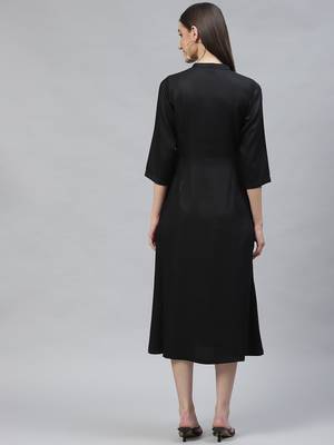 Ayaany women long fit flared dress 4
