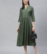 Ayaany women long fit flared dress