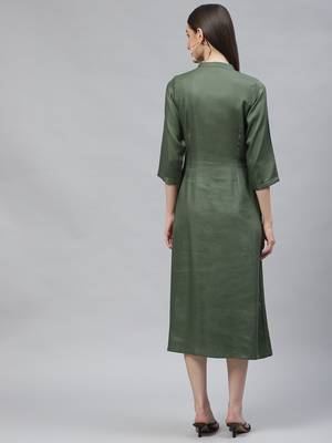 Ayaany women long fit flared dress 4