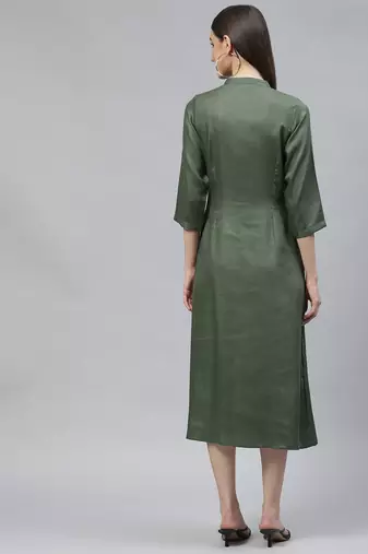 Ayaany women long fit flared dress