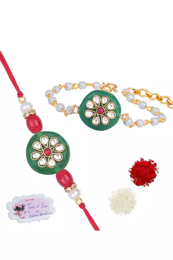 handmade rakhi for brother combo fancy collection couple pair rakhi set for bhaiya fancy rakhi bracelet
