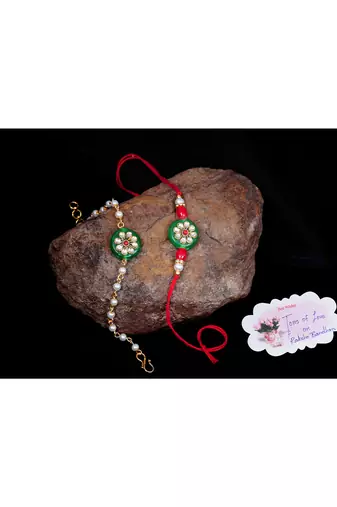 handmade rakhi for brother combo fancy collection couple pair rakhi set for bhaiya fancy rakhi bracelet