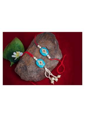 Handmade rakhi for brother combo fancy collection couple pair rakhi set for bhaiya fancy rakhi bracelet 3