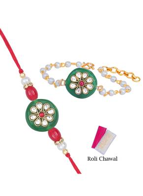 handmade rakhi for brother combo fancy collection couple pair rakhi set for bhaiya fancy rakhi bracelet 4