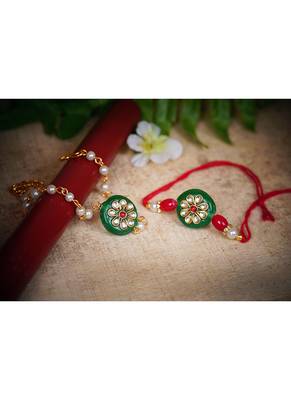 handmade rakhi for brother combo fancy collection couple pair rakhi set for bhaiya fancy rakhi bracelet 5