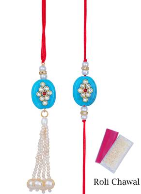 Handmade rakhi for brother combo fancy collection couple pair rakhi set for bhaiya fancy rakhi bracelet 5