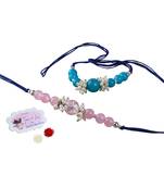 fashion beaded & pearl rakhi for rakshabandhan festival bhaiya rakhi handcrafted