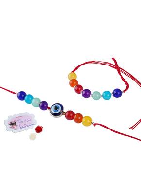 7 chakra energetic healing money magnet rakhi bracelet for spiritual connection and protection for brother 1