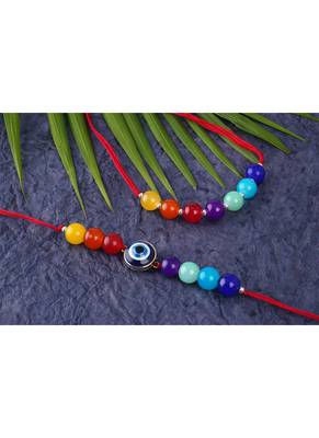 7 chakra energetic healing money magnet rakhi bracelet for spiritual connection and protection for brother 2