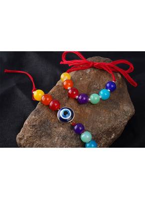 7 chakra energetic healing money magnet rakhi bracelet for spiritual connection and protection for brother 3