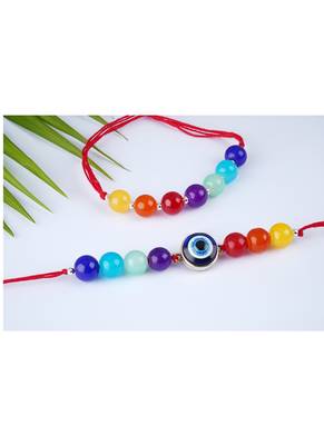 7 chakra energetic healing money magnet rakhi bracelet for spiritual connection and protection for brother 5