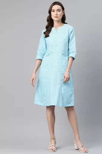 Collared zip dress