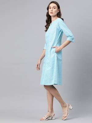 Collared zip dress 3