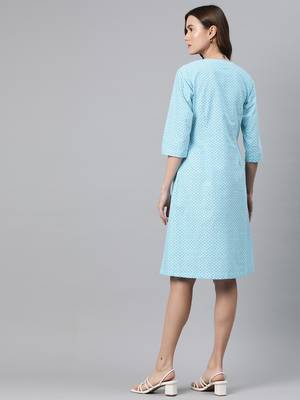 Collared zip dress 4