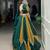 Mustard & Green Cotton Chaniya Choli Plain with Printed Kali and Beautiful Kodi Work Lehenga And Blouse dupatta