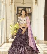 Beautiful Georgette Lehenga Choli Set With Dupatta