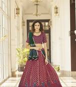 Beautiful Georgette Lehenga Choli Set With Dupatta