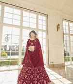 Beautiful Georgette Lehenga Choli Set With Dupatta