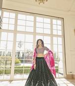 Beautiful Georgette Lehenga Choli Set With Dupatta