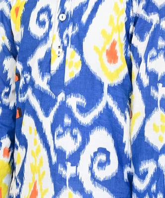 Multi color cotton printed kurta set 5