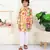 Multi color cotton printed kurta set