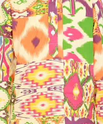 Multi color cotton printed kurta set 5