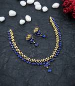 Trivami ad blue stone necklace set