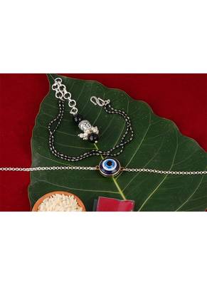 Combo of latest evil eye/buddha charm handcrafted bracelets for bhaiya-bhabhi, couple (adjustable). 4