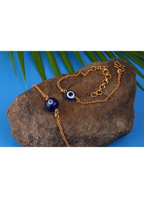 Combo of modern evil eye handcrafted bracelets for bhaiya-bhabhi, couple (adjustable). 3