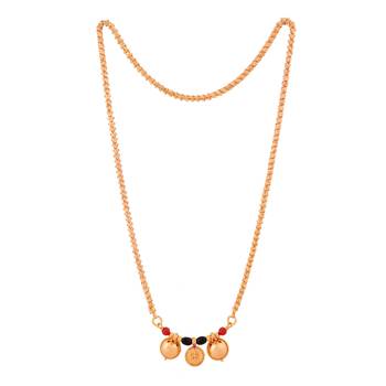 Laxmi Motif Black Gold Mangalsutra 3