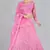 Baby Pink Colour Net Fabric Partywear Bridesmaid Lehenga Choli For Girls