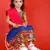 Banjara India Kutch Work Embroidered Girls Lehenga Choli Set with Dupatta (CC-DMN) - Blue