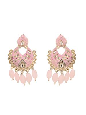 Anikas creation pink jewellery set for timeless elegance 5
