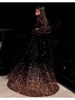 Black Sequince Work Embroidery Velvet Lengha Choli  5