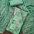 Mint Green Muslin Sequinned Position Unstitched Dress Material