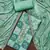 Turquoise Muslin Sequinned Position Unstitched Dress Material