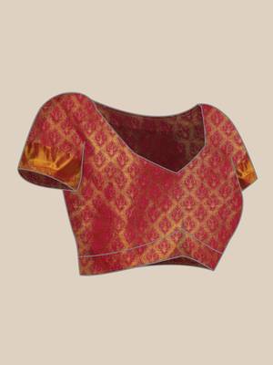 Multicolor Woven Design Woven Design Silk Blend Saree 5