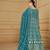 Blue color faux georgette salwar suits with faux georgette dupatta