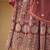 Rust color faux georgette salwar suits with faux georgette dupatta