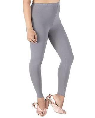 Four Way Grey solid cotton leggings 3