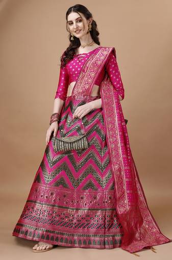 BLACK BROCADE FABRIC