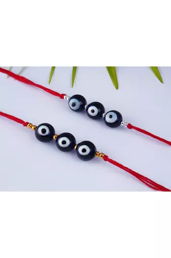 2 evil eye rakhi for rakshabandhan festival bhaiya, bhai rakhi