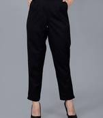 Black Cotton Pant - Flax