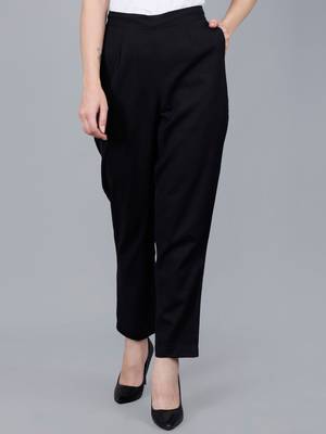 Black Cotton Pant - Flax 2